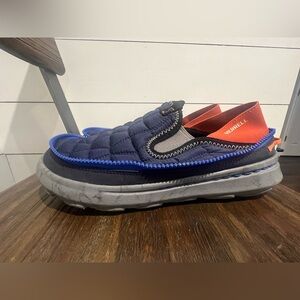 Merrell Men's Quilted Slip-On Shoes - Navy, Gray, and Red